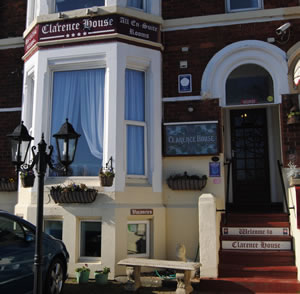 The front of Clarence House Hotel The front of Clarence House Hotel, Skegness